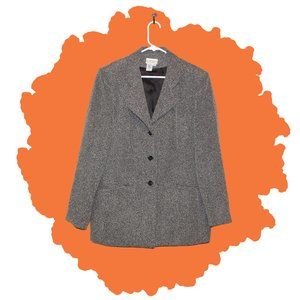 Women's Blazer / Size: 16 / Black and White